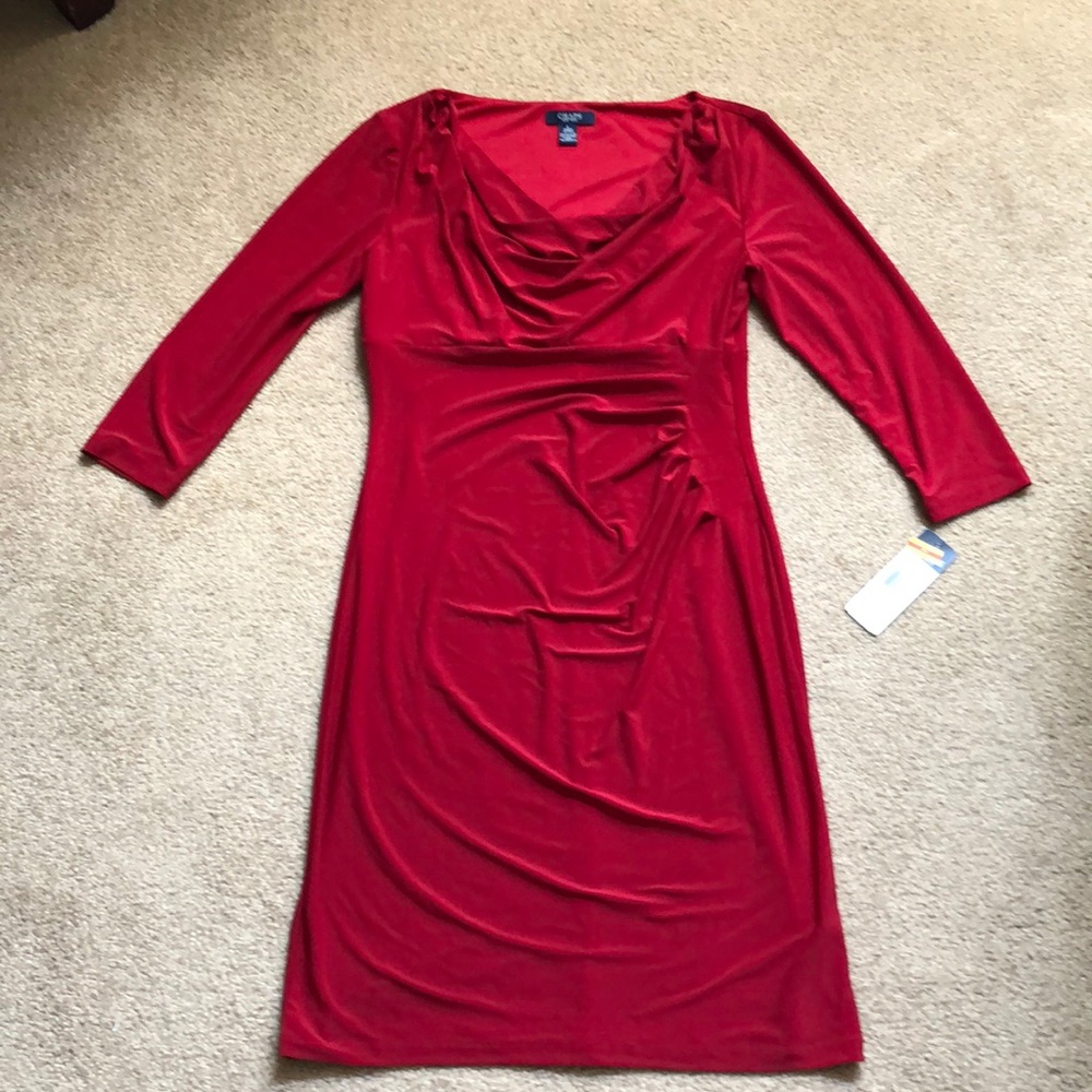 Beautiful new red dress.